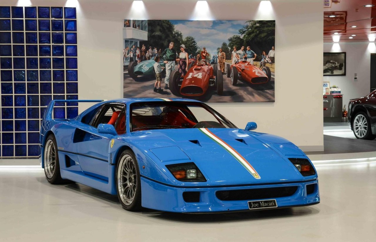Ferrari-F40-Blue