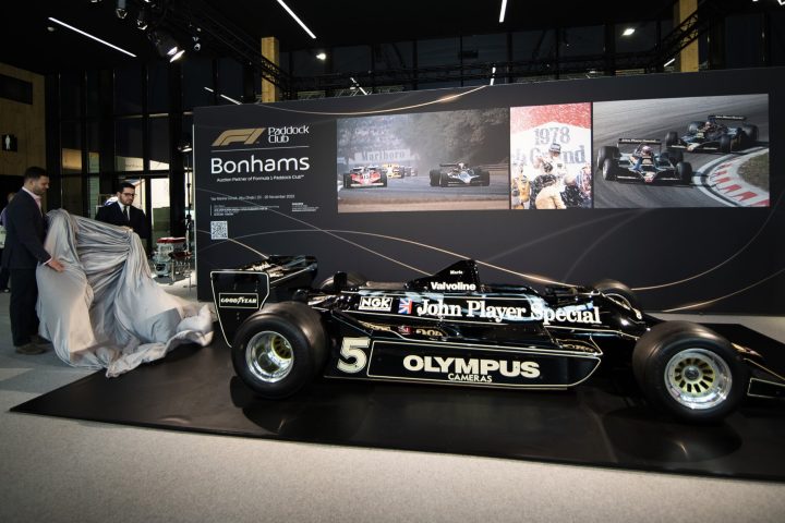Mario Andretti’s 1978 Formula 1 World Championship-winning John Player Special Lotus-Cosworth Type 79 (11) CREDIT BONHAMS FRANCIS VERMEULEN-web